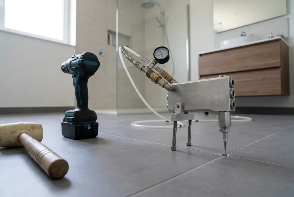 Kitbedrijf Naaldwijk – holle tegels injecteren